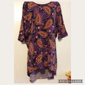 Lularoe paisley Irma 2X